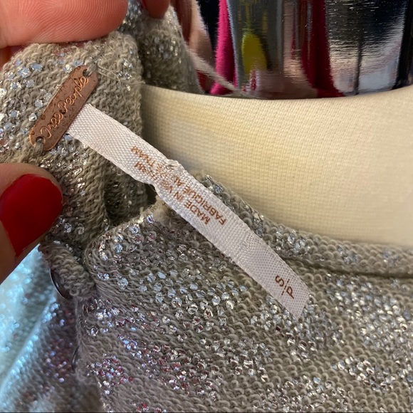 Free People Taupe Fancy Top - Picture 5 of 5